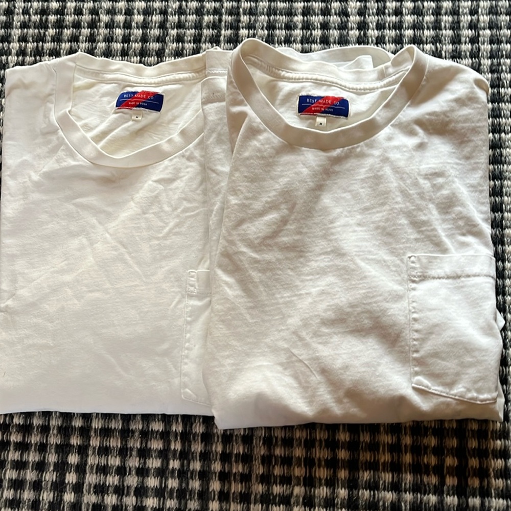Best Made Co Two White T-shirts men’s M GUC